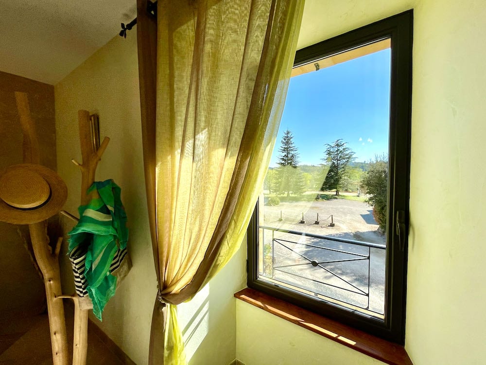 Chambre d'hôtes à Sarlat vue sur le parc