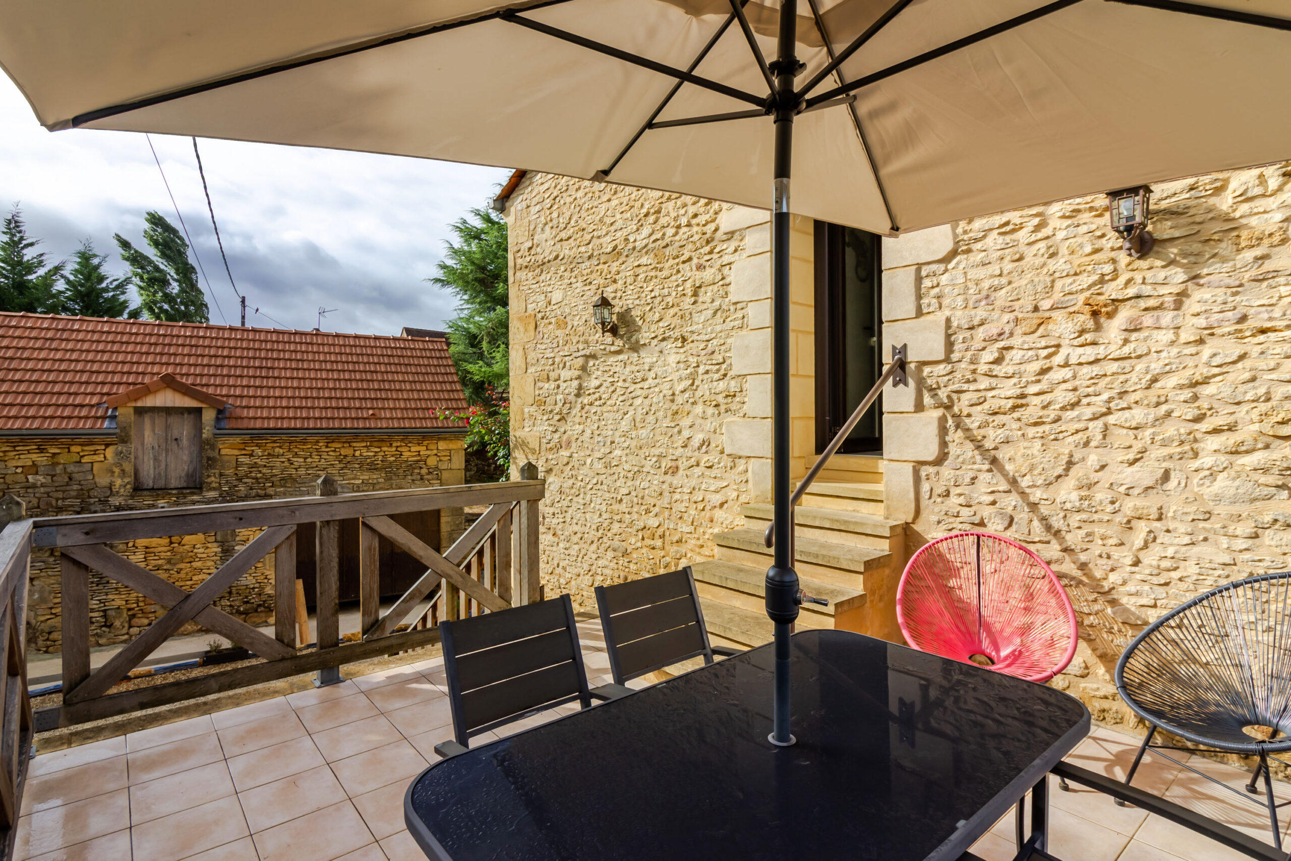 Chambre d'hôtes Dordogne terrasse